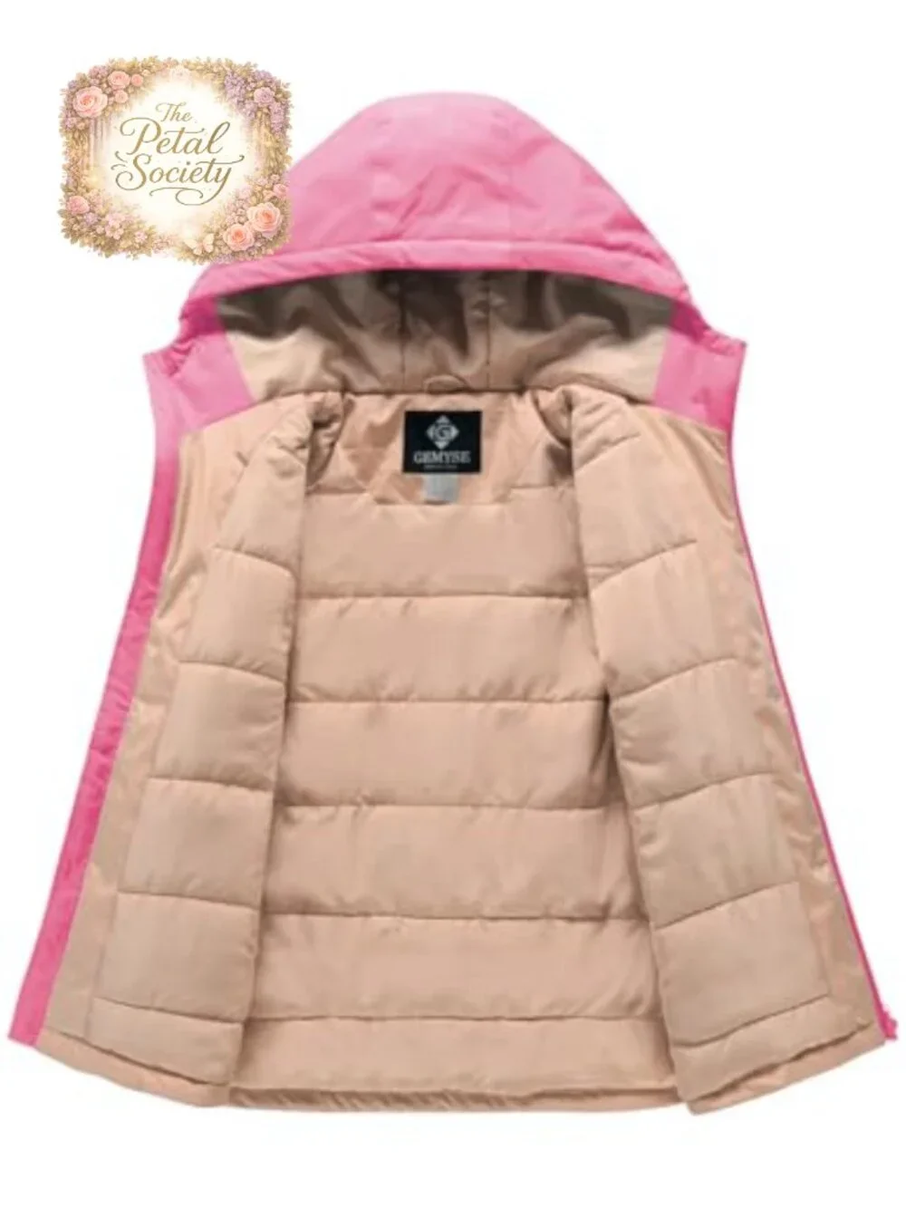 Girls Waterproof Ski Snow Jacket Fleece Windproof Winter Coat Hooded